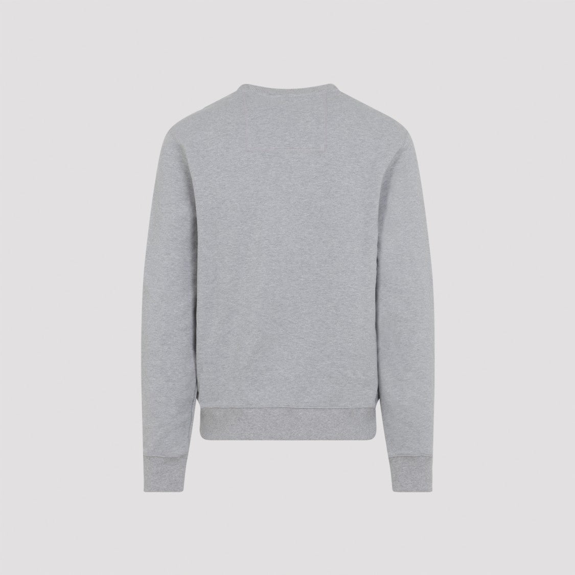 Lanvin Modern Fit Grey Cotton Sweatshirt With Script Logo