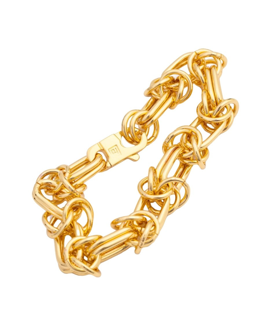 Federica Tosi Intertwined Bronze Chain Bracelet