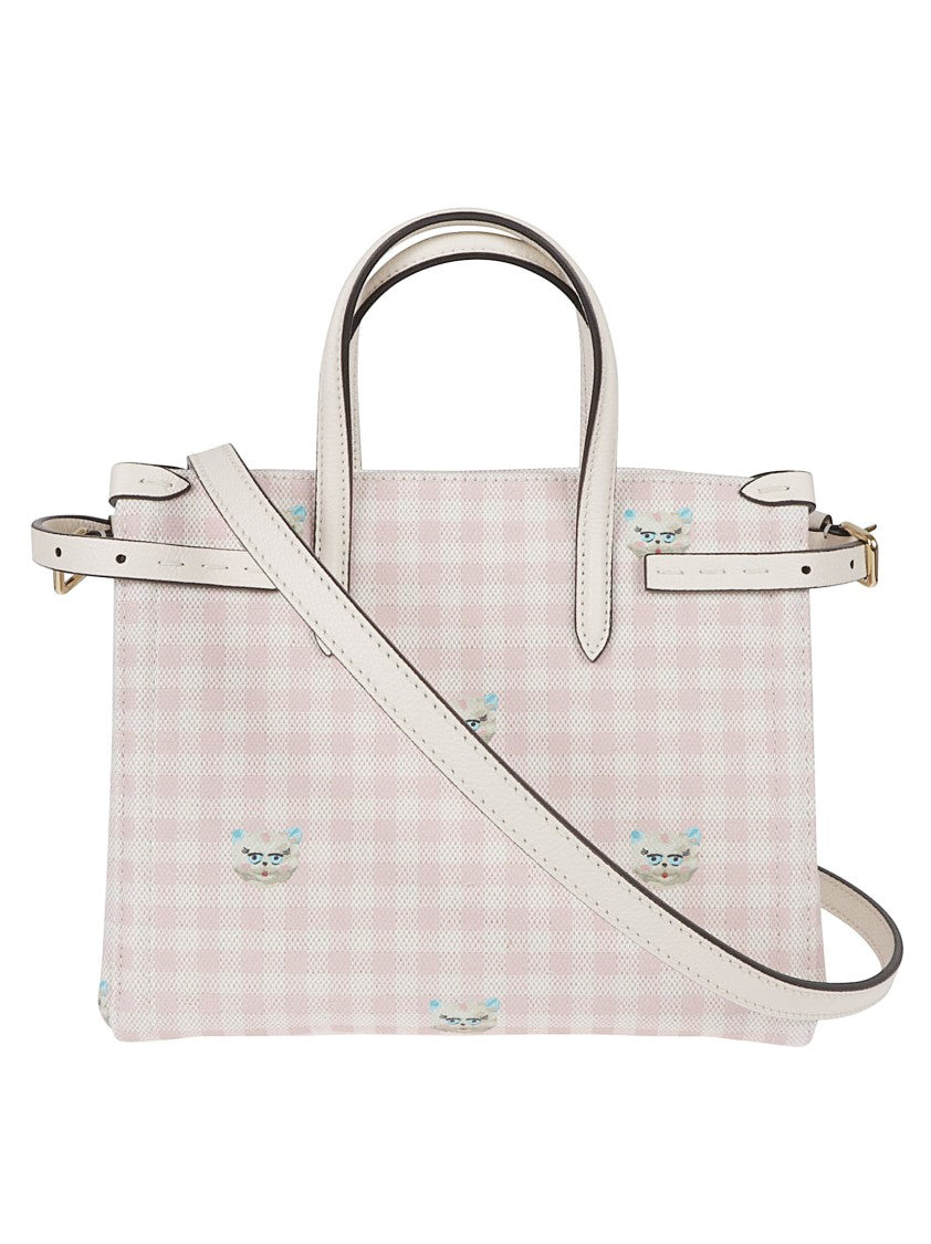 Valentino Garavani Structured Canvas Shopping Bag