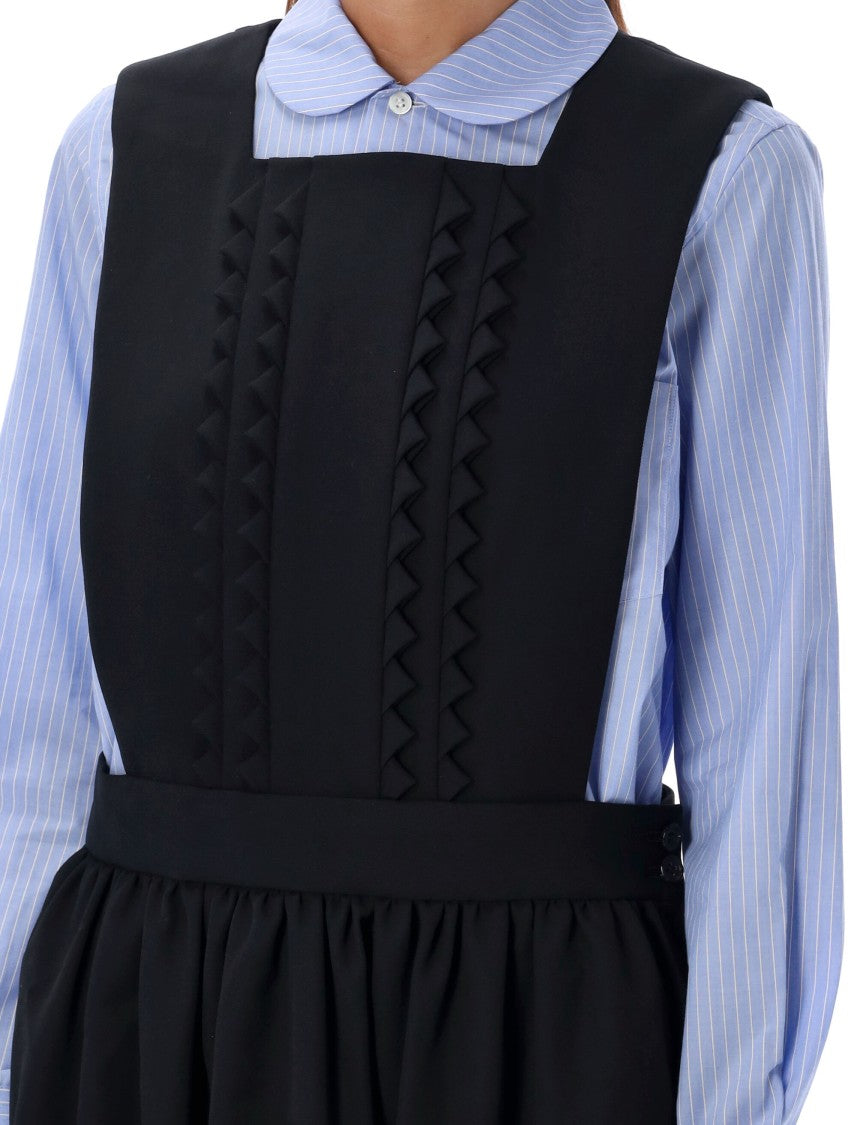 Comme Des Garçons Salopette Midi Dress