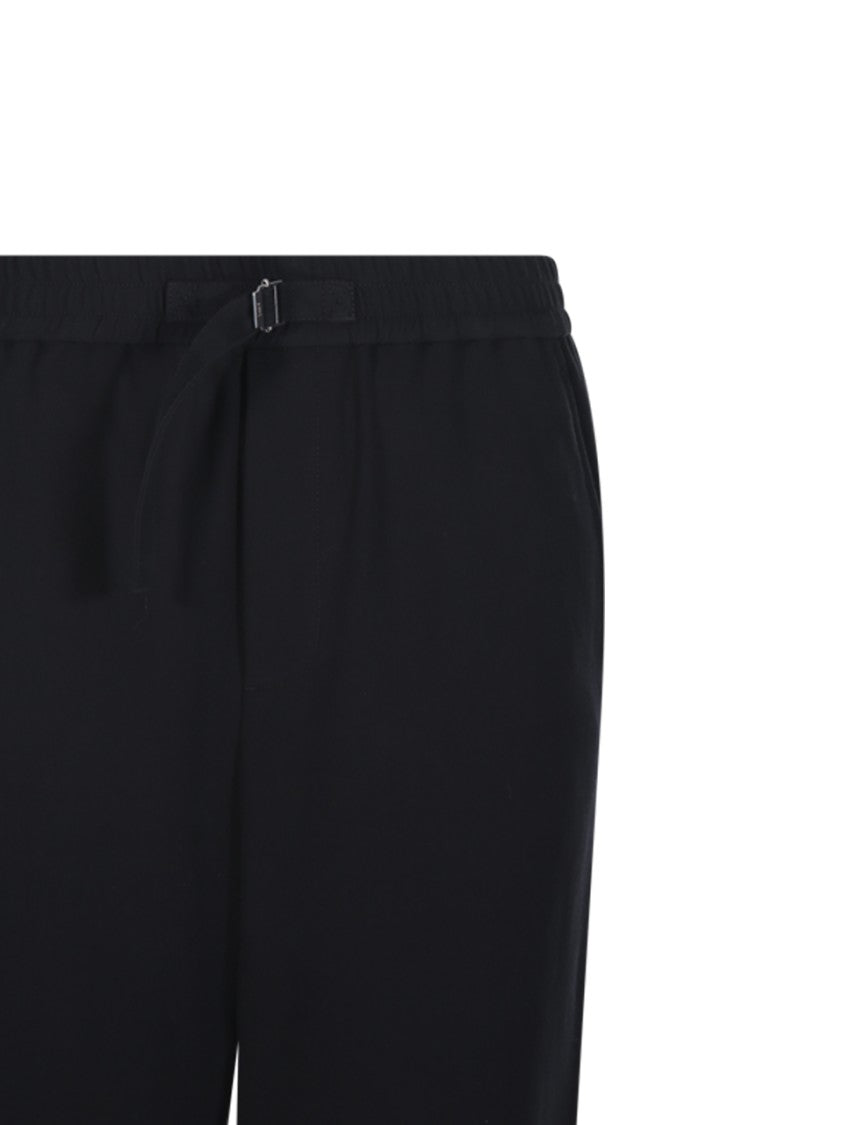 Ami Relaxed Fit Black Trousers
