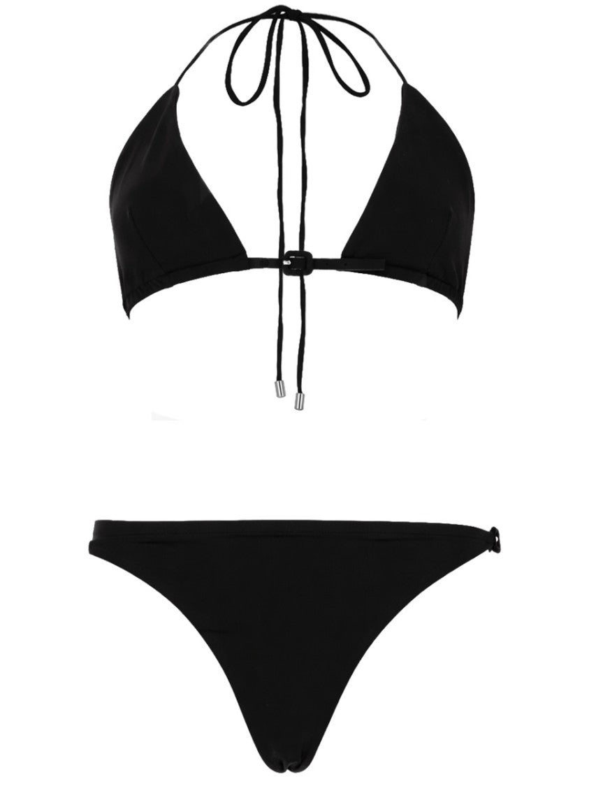 Courrèges Triangle Buckle Accent Bikini Jumpsuit
