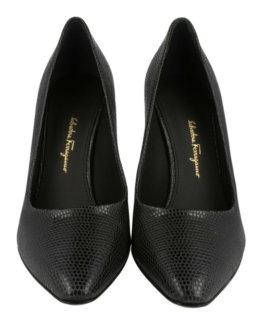 Ferragamo Justina X5 Leather Pumps