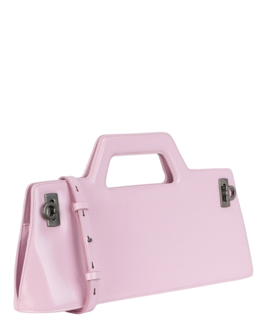 Ferragamo Mini Wanda Leather Top-Handle Bag