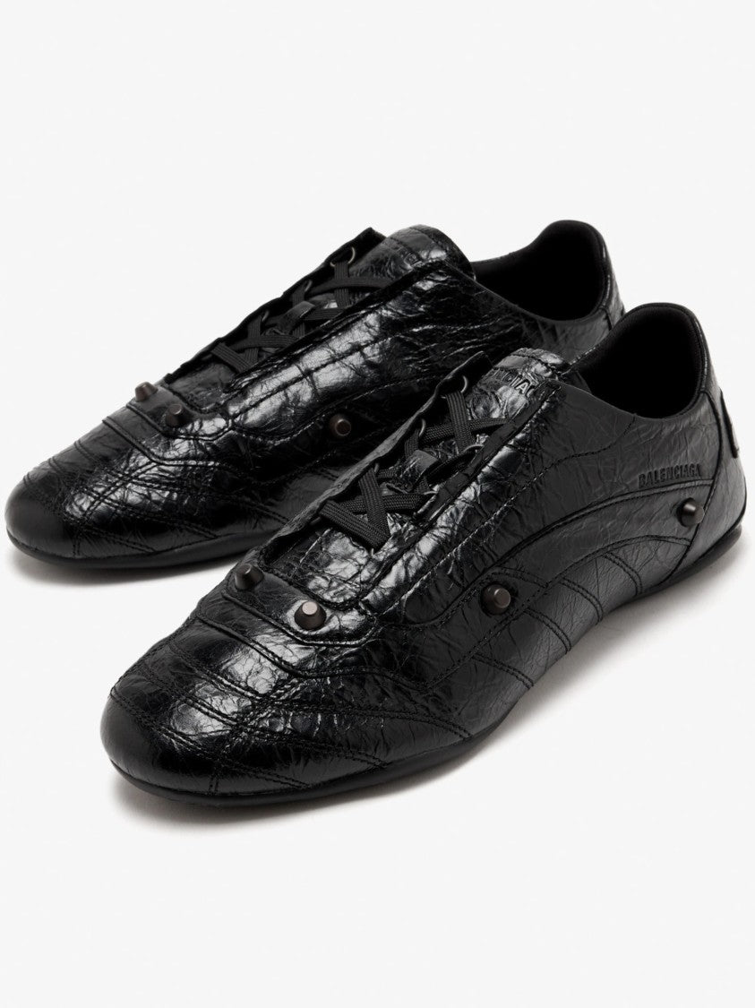 Balenciaga City Black Leather Sneakers
