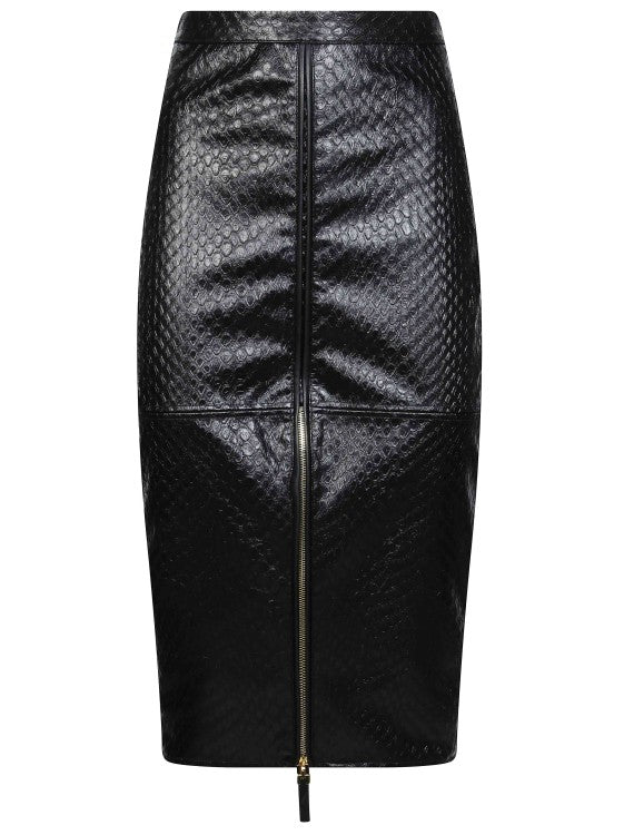Elisabetta Franchi Gonna Knee-Length Zippered Skirt