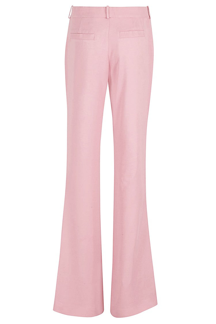 Federica Tosi Flared Blush Pink Trousers