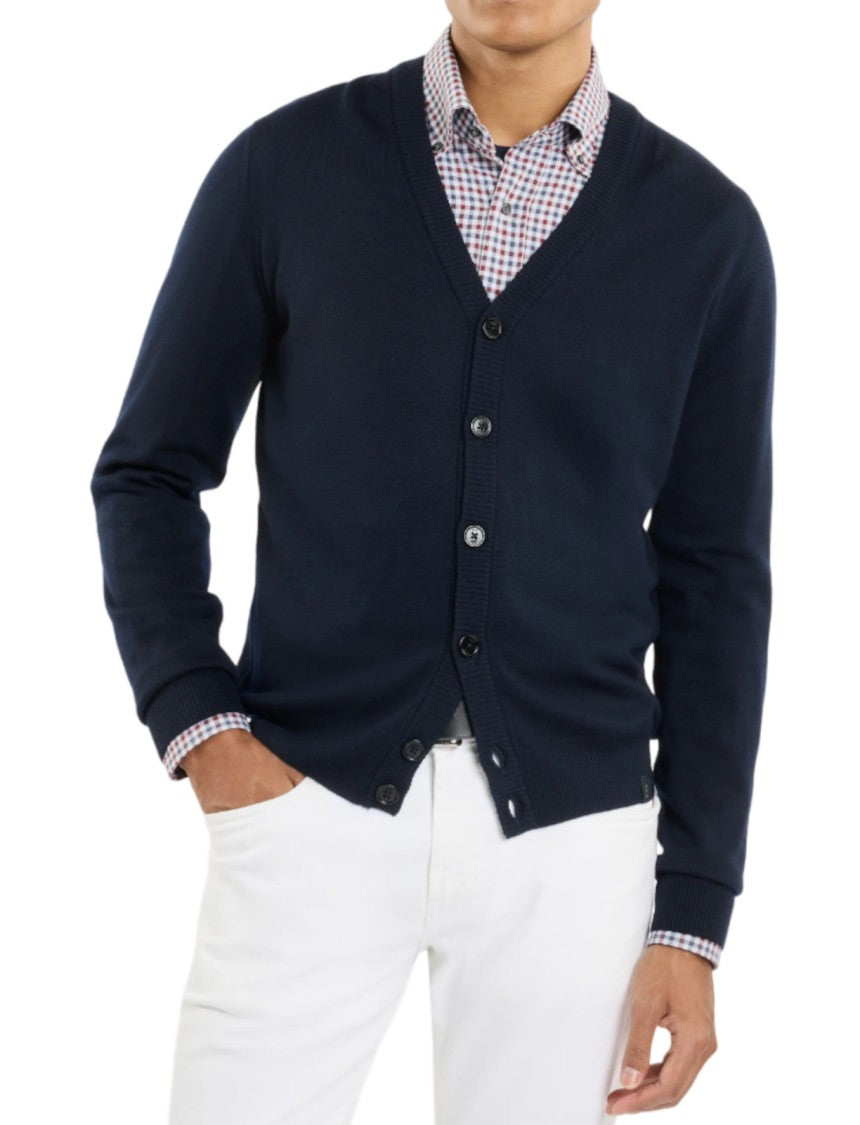 Fay Classic V-Neck Cardigan
