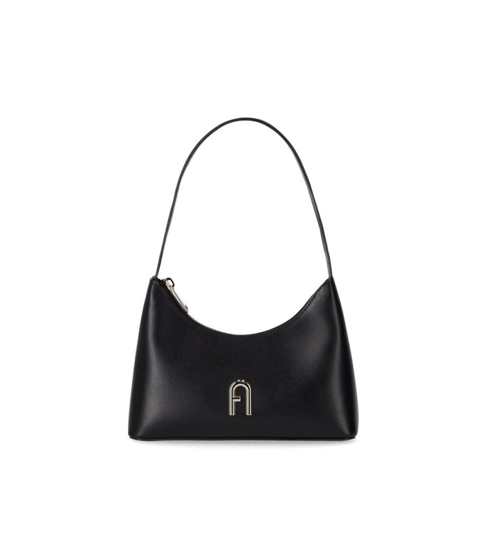 Furla Diamante Mini Black Shoulder Bag