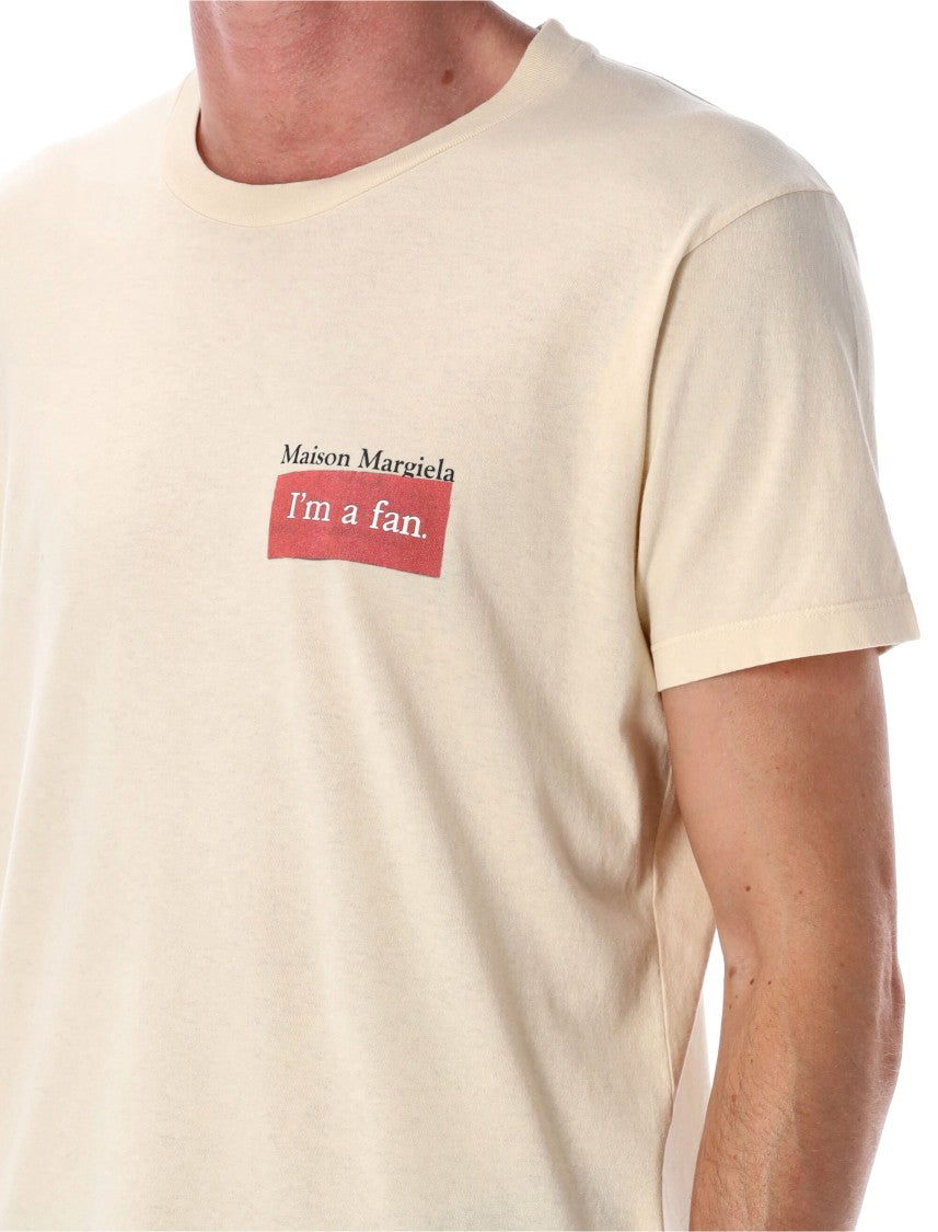 Maison Margiela Overdyed Cotton I’M A Fan T-Shirt