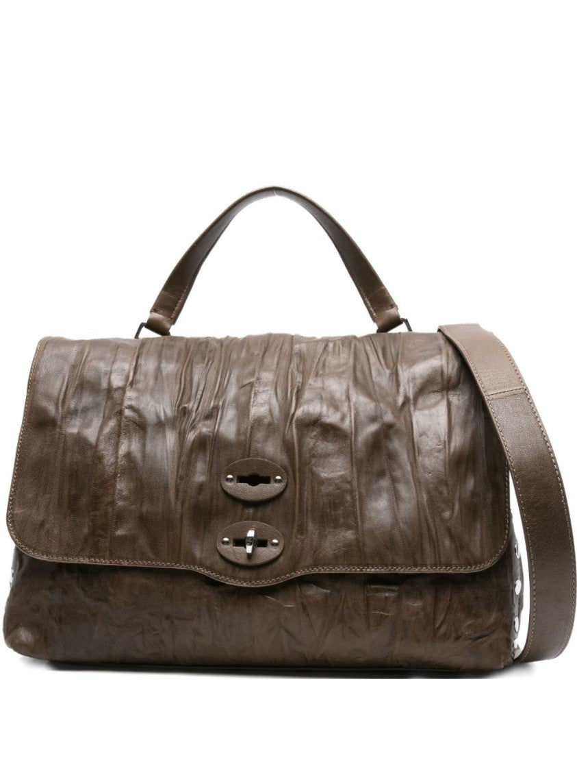 Zanellato Textured Green Leather Handbag
