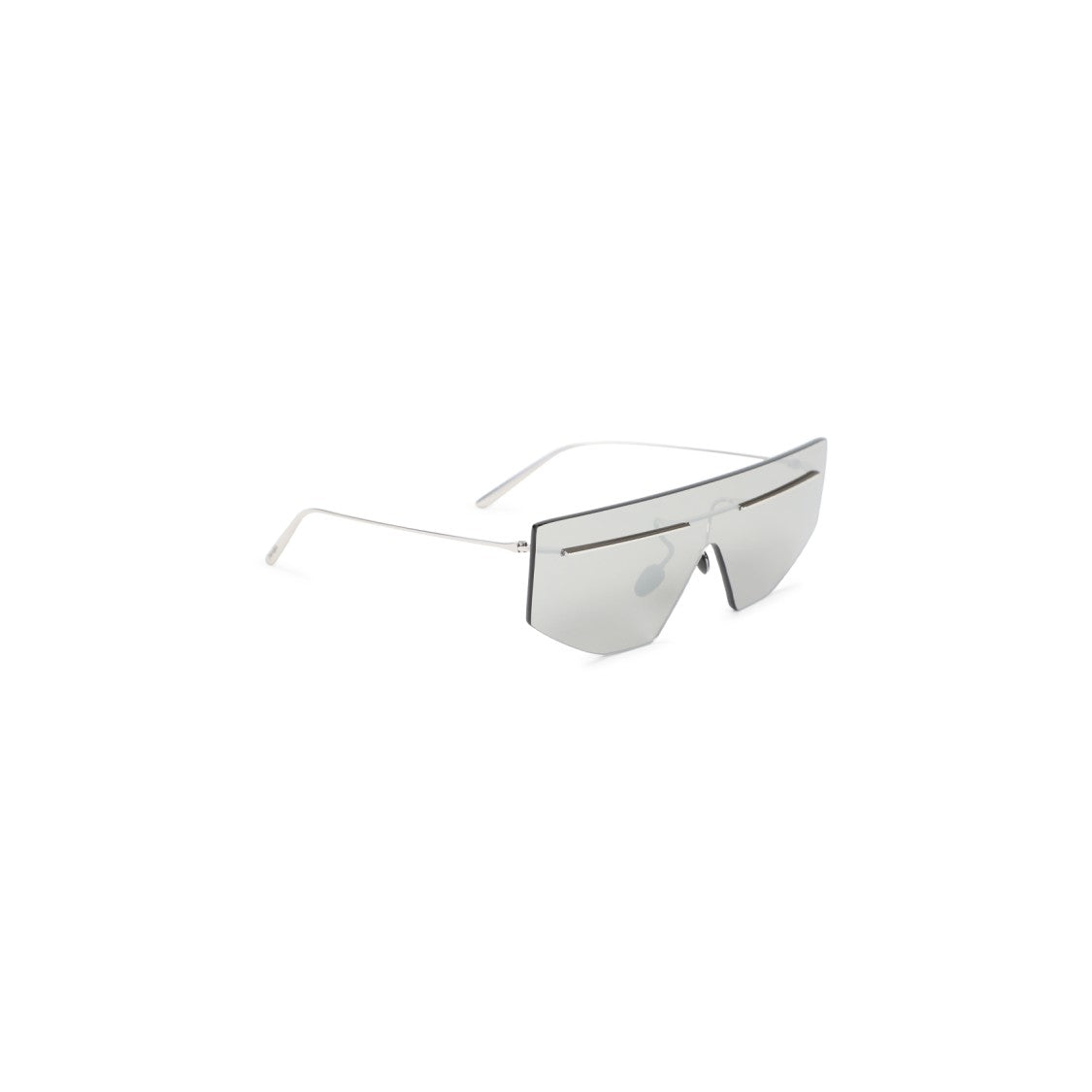 Prada Angular Oversized Sunglasses With Metal Accents