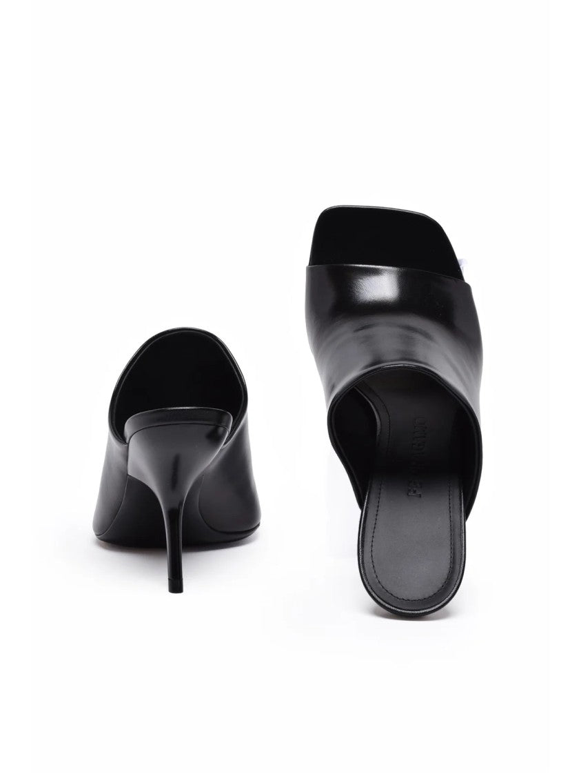 Ferragamo Era Leather Mules - Black