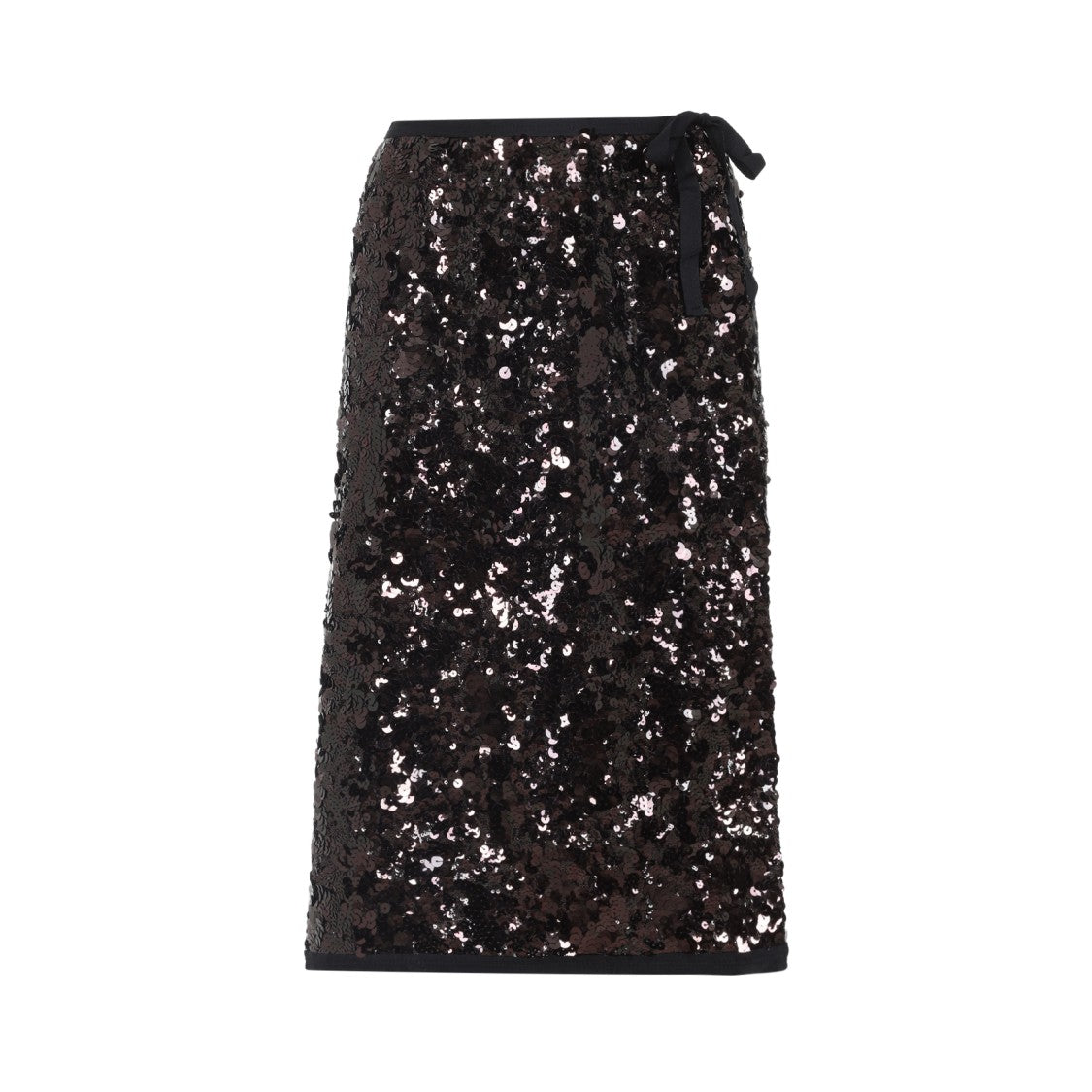 Prada Sequined Nude Neutral Skirt