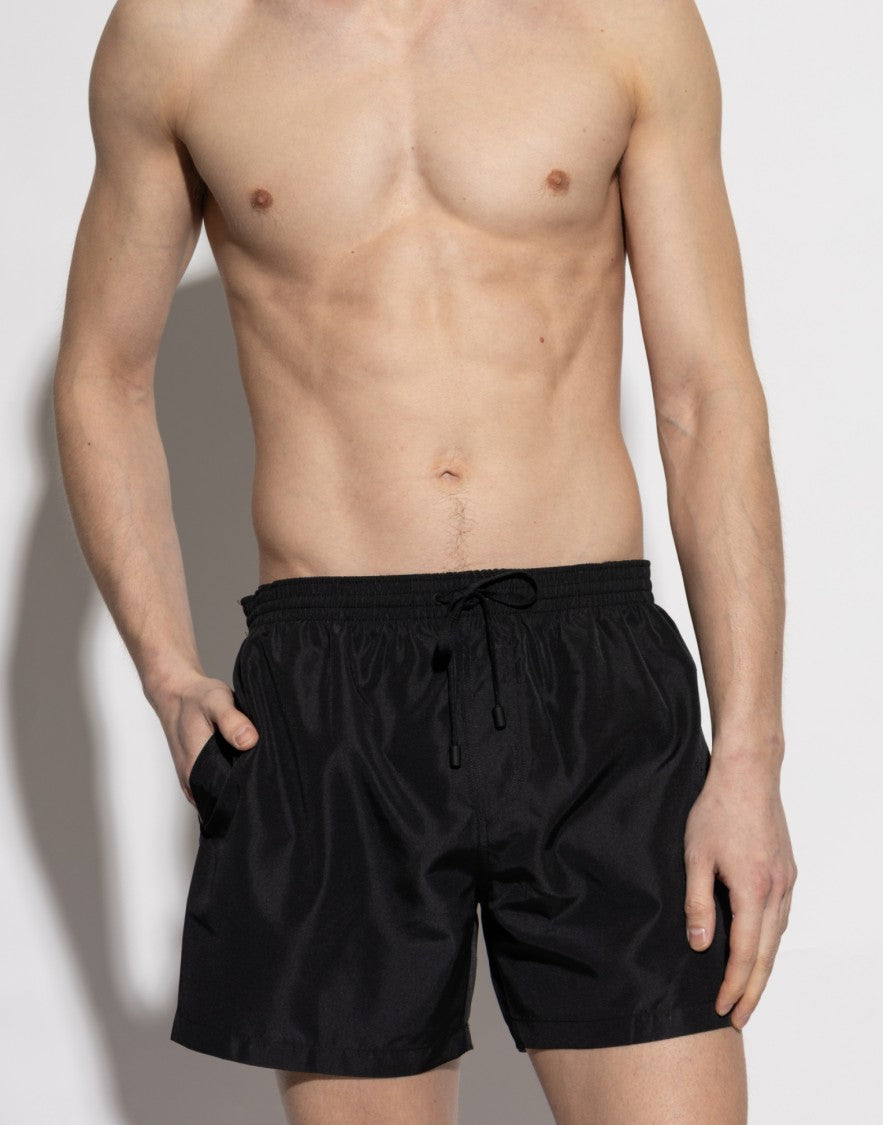 Balmain Embroidered Logo Swim Shorts