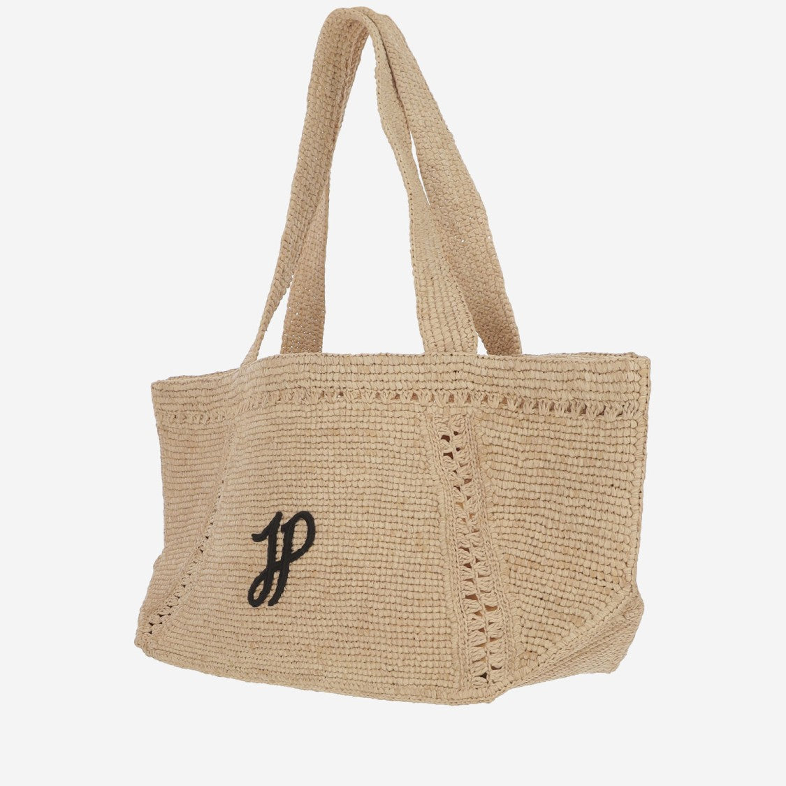 Patou Large Raffia Bag