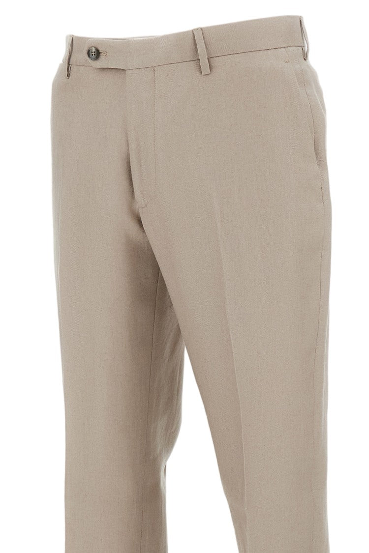 Tagliatore Montecarlo Linen Single-Breasted Suit