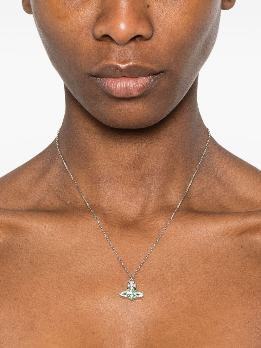 Vivienne Westwood Silver-Tone Planets Necklace With Adjustable Chain