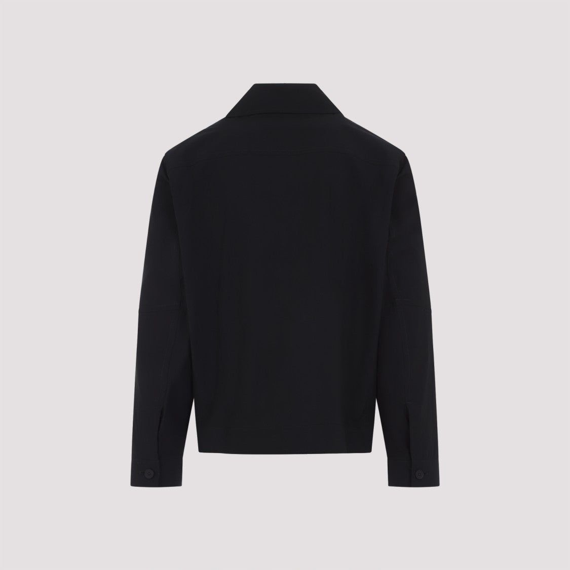 Craig Green Modern Black Cotton Jacket With Classic Collar