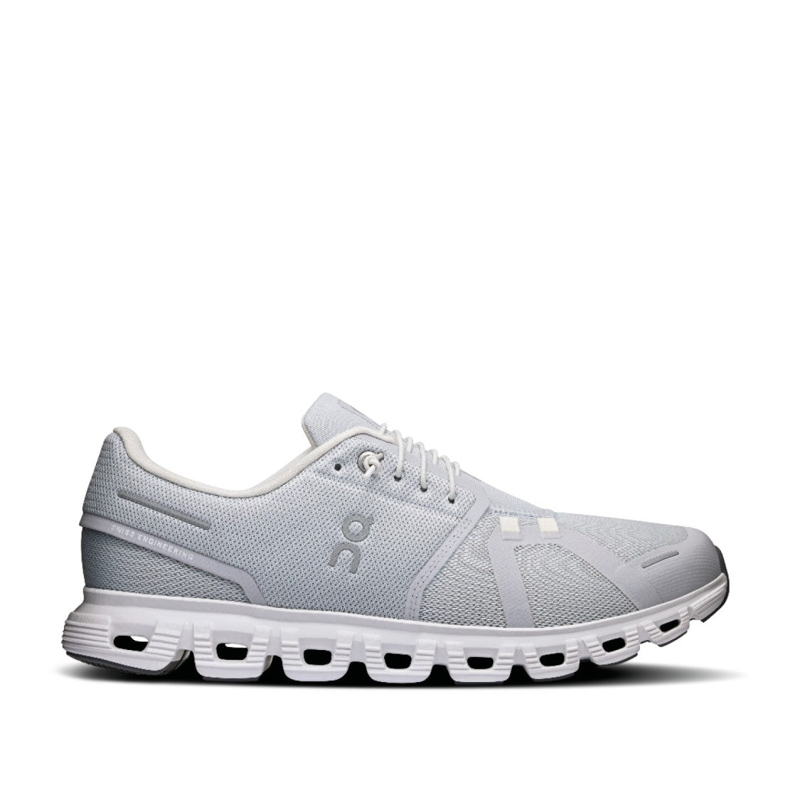 On Cloud 6 Sneakers In White Technical Fabric