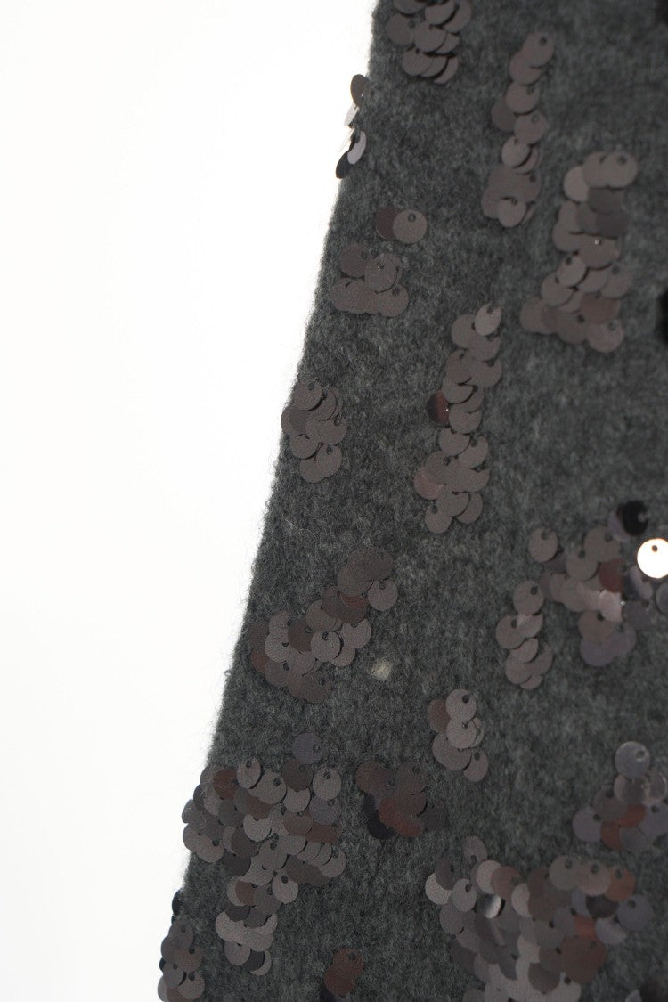 Kaos Oversized Sweater With Shimmering Sequins
