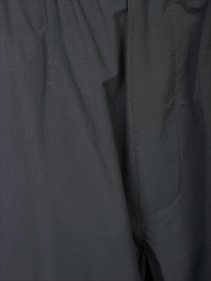 Moncler Black Jogger Pants With Elastic Waistband