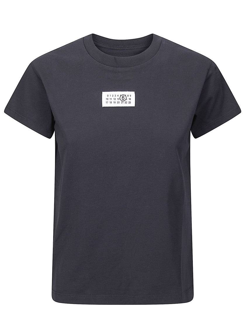 Mm6 By Maison Margiela White Cotton T-Shirt With Comfortable Fit