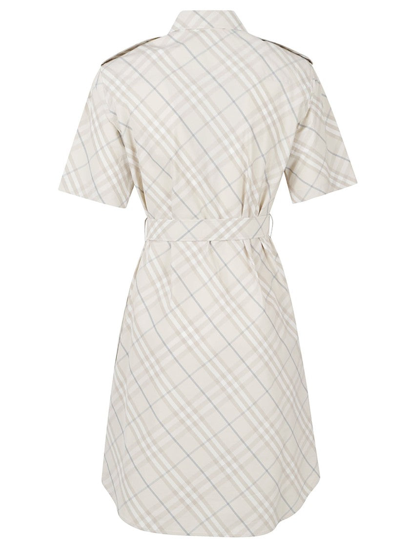 Burberry Multicolor Cotton House Check Dress