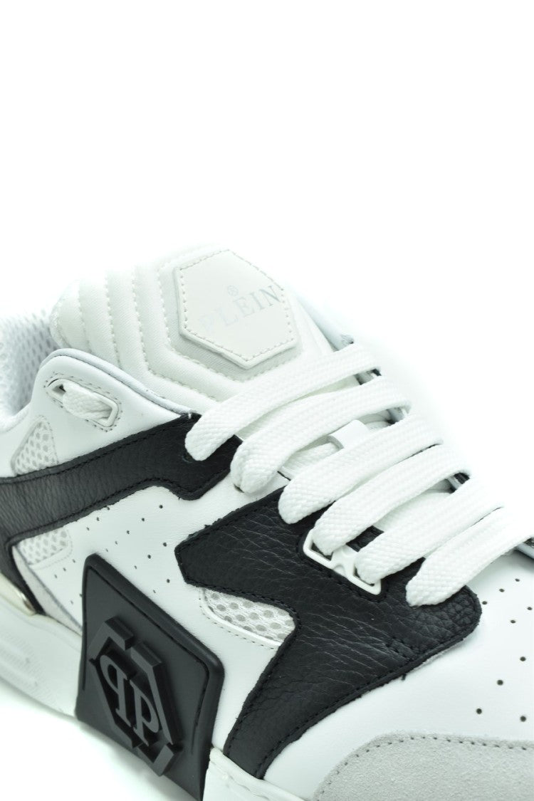 Philipp Plein Multicolor Leather Sneakers With Embossed Branding