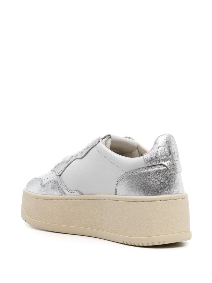 Autry Elevated Platform Sneakers With Classic Leather Design
