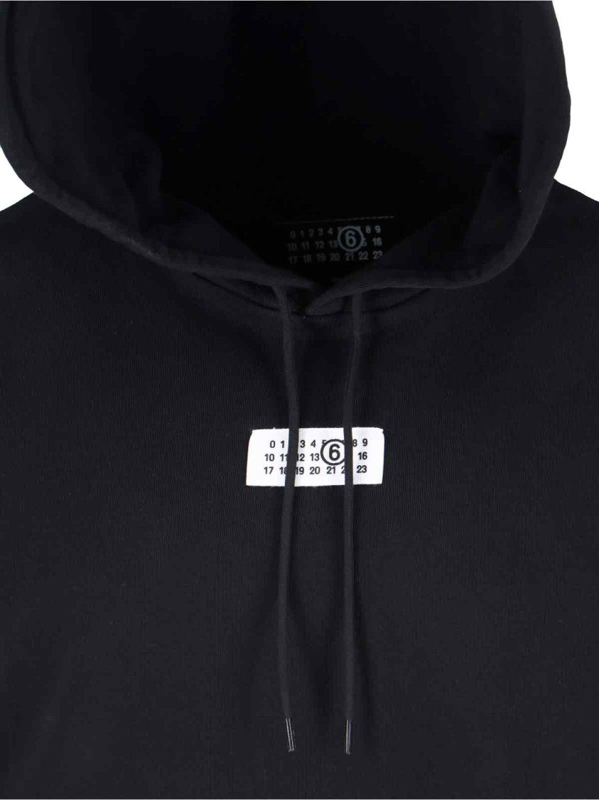 Mm6 By Maison Margiela Numeric Hoodie – Black