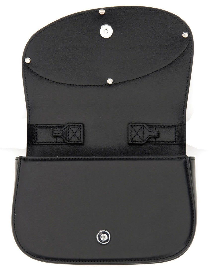 Diesel Rectangular Black Shoulder Bag