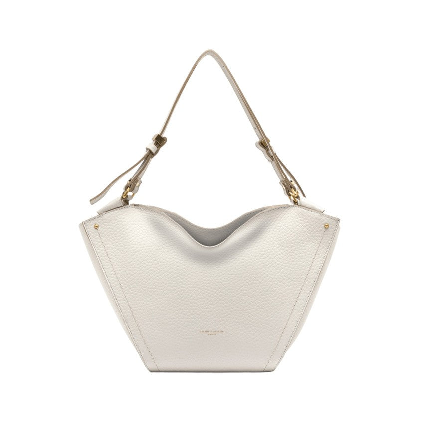 Gianni Chiarini Tulip-Shape Handbag In Double Leather