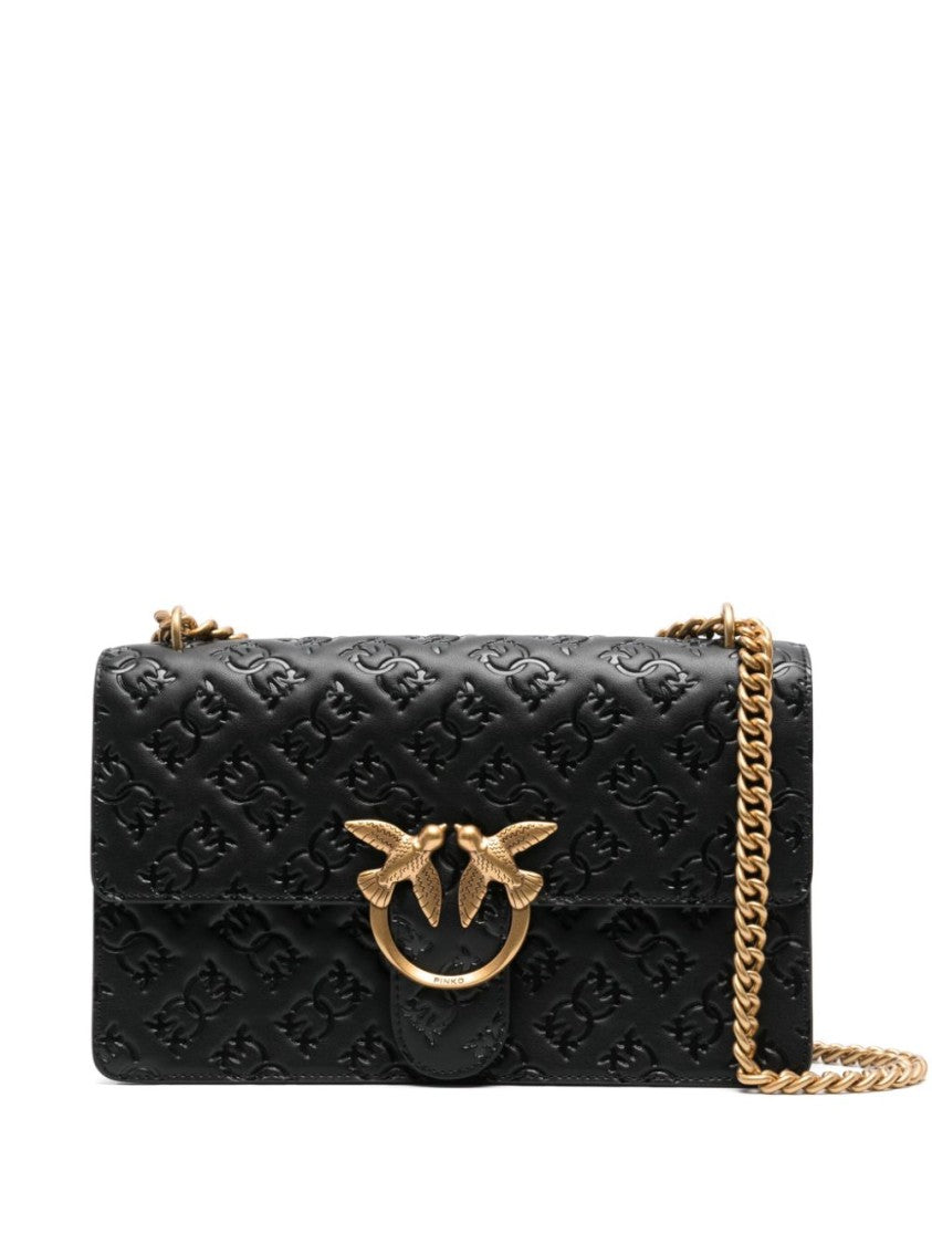 Pinko Crossbody Bag With Monogram Print