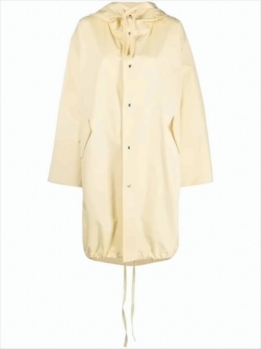 Jil Sander Hooded Lightweight Jacket With Fishtail Hem