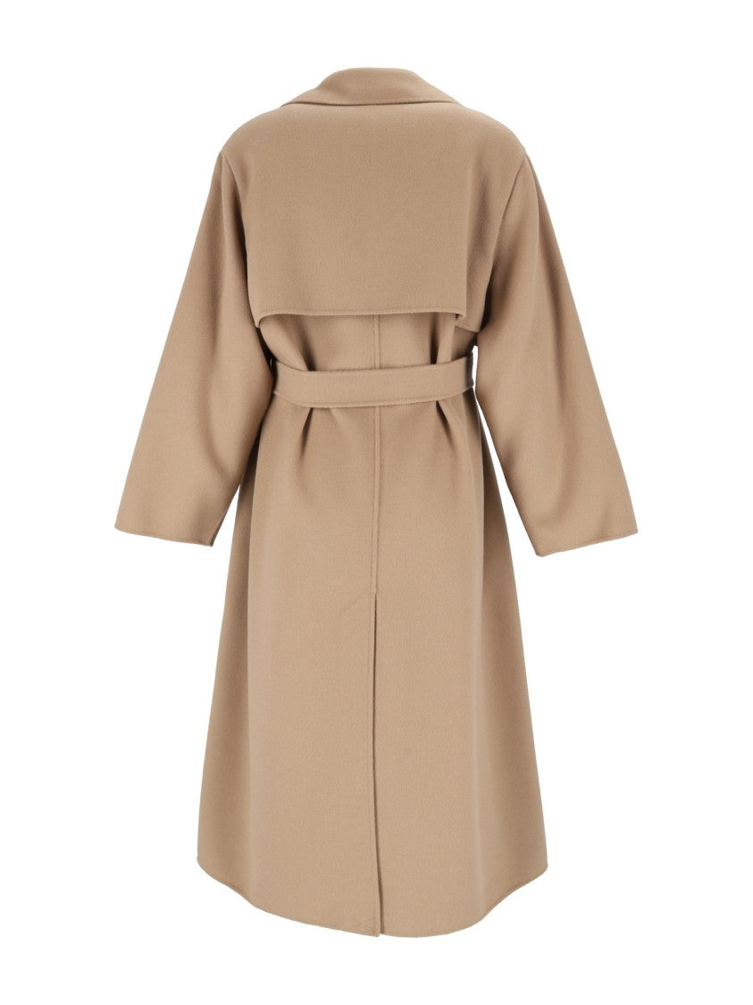 Max Mara Camel Operoso Belted Camel Coat