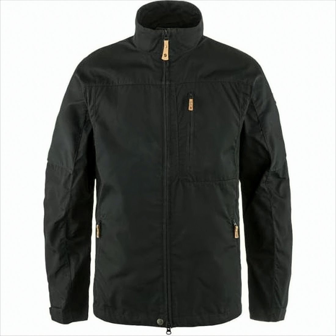 Fjallraven Kanken Classic Black Outdoor Jacket With Front Zip