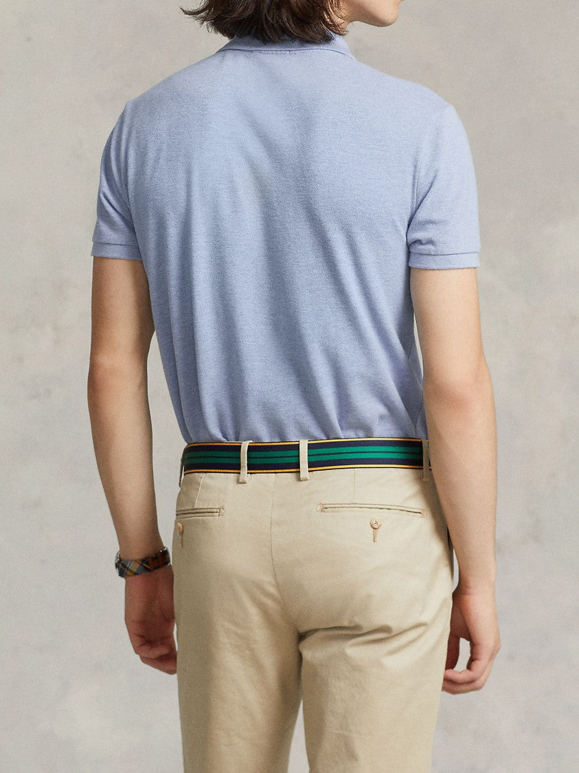 Polo Ralph Lauren Soft Heathered Blue Short Sleeve Polo