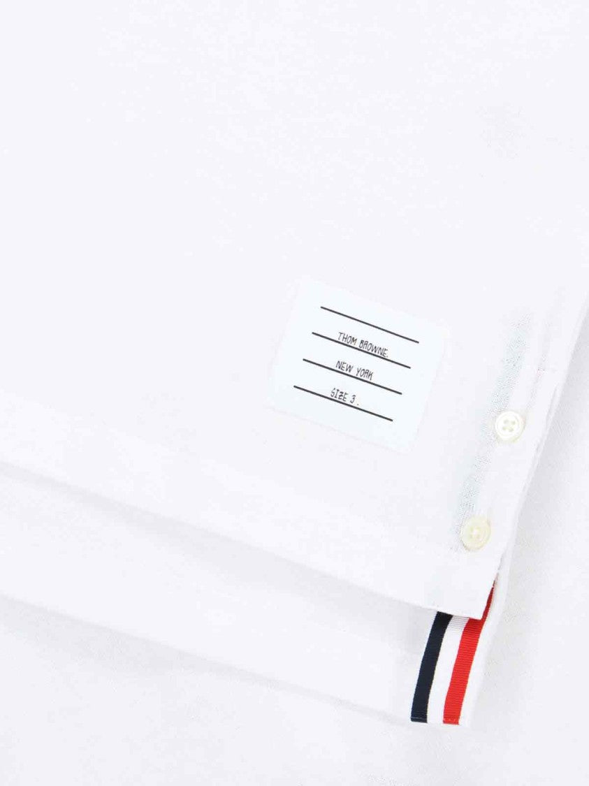 Thom Browne Tricolore Polo Shirt – White