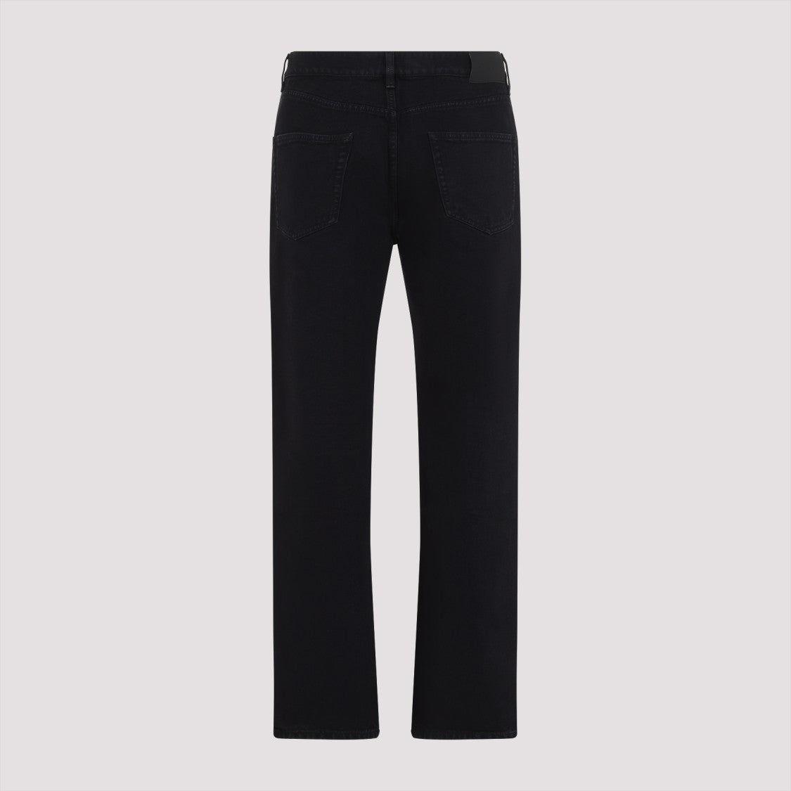 Saint Laurent Straight-Leg Black Jeans