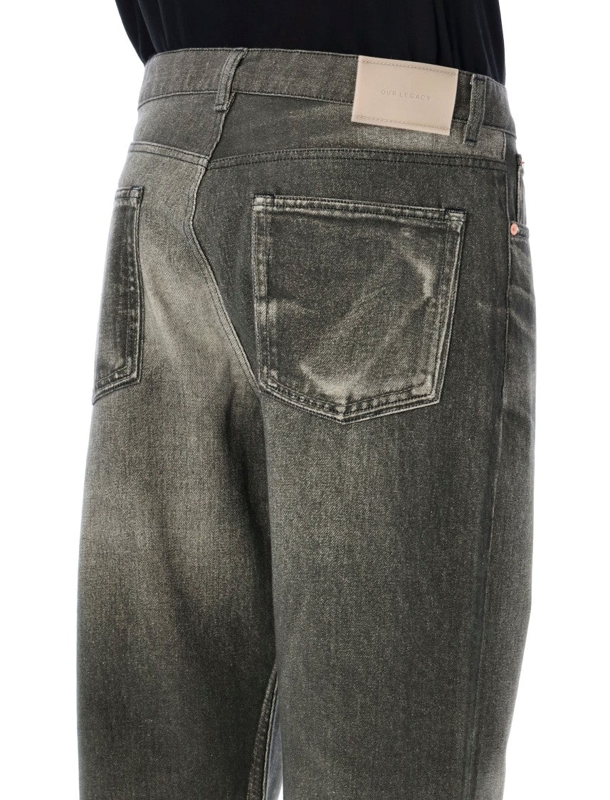 Our Legacy Third Cut Digital Black Jeans