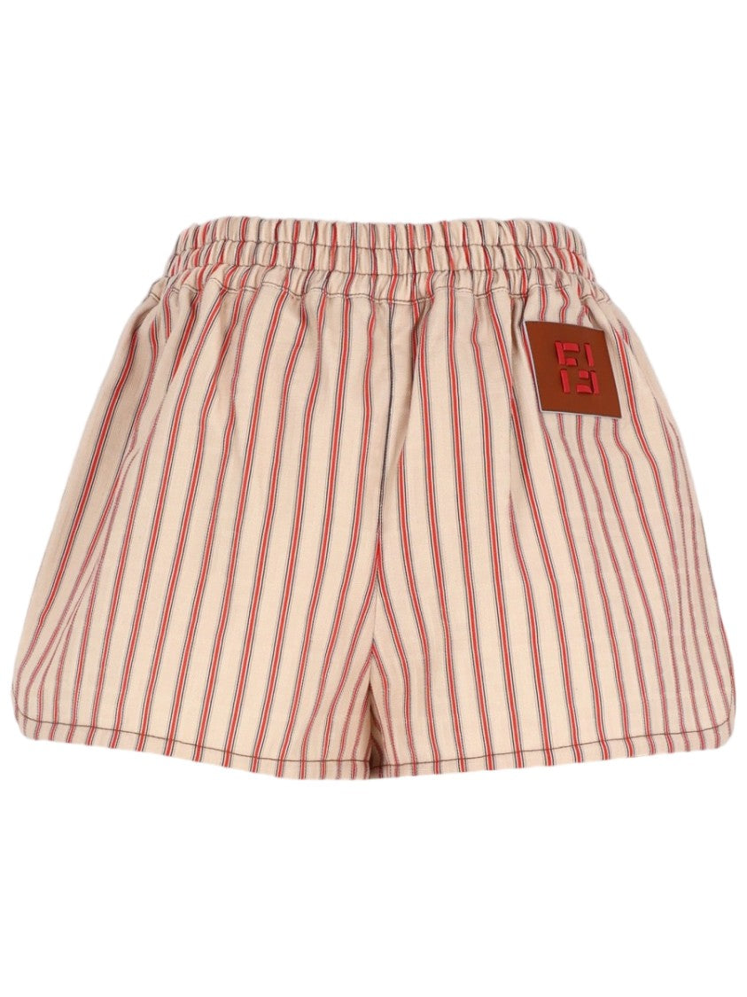 Fendi Ff Vertical Stripe Shorts