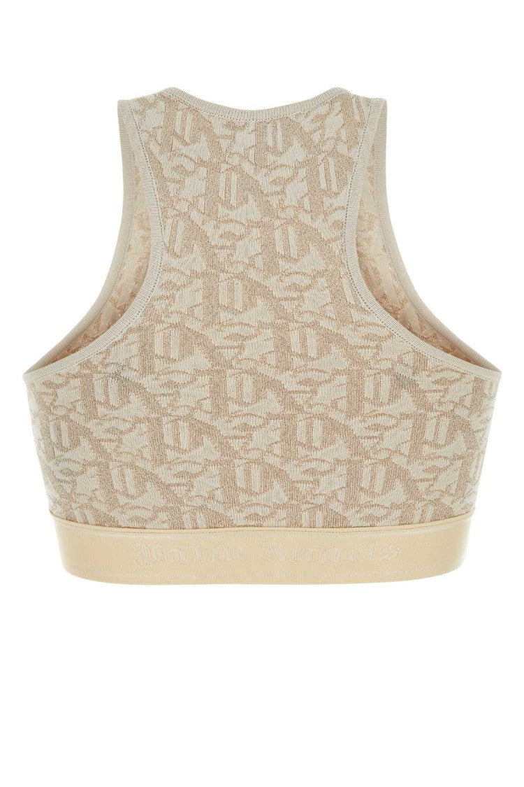 Palm Angels Embroidered Viscose Blend Top