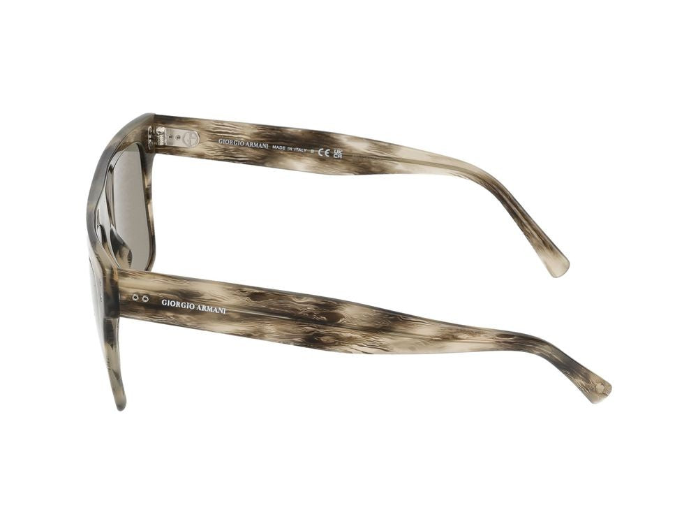 Giorgio Armani Sunglasses Giorgio Armani 0Ar8177 5922/3 Striped Light Grey 52/18/145