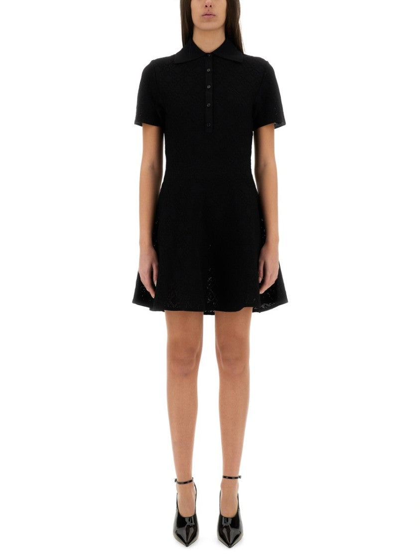 Givenchy Textured Jacquard Polo Style Dress