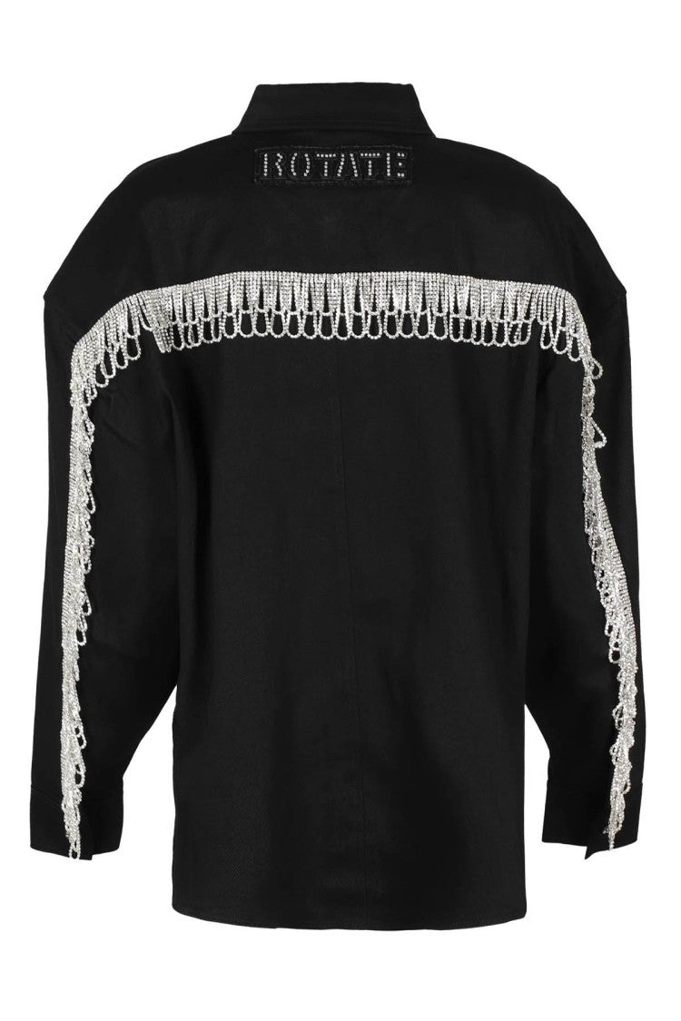 Rotate Twill Oversized Jacket