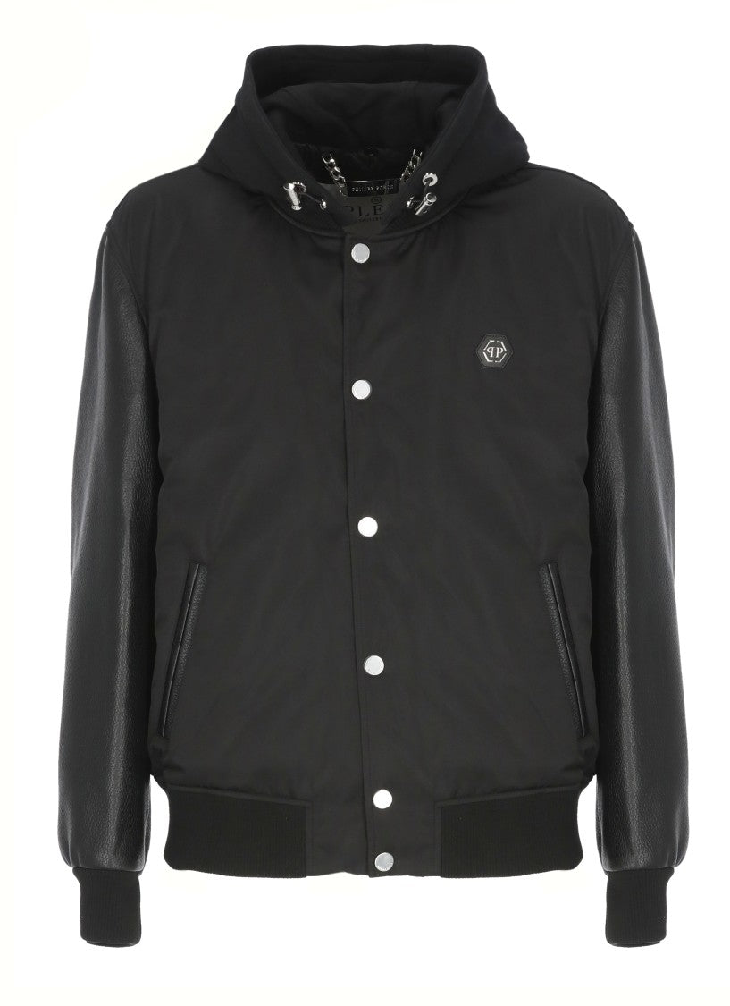 Philipp Plein Bomber Jacket With Logo
