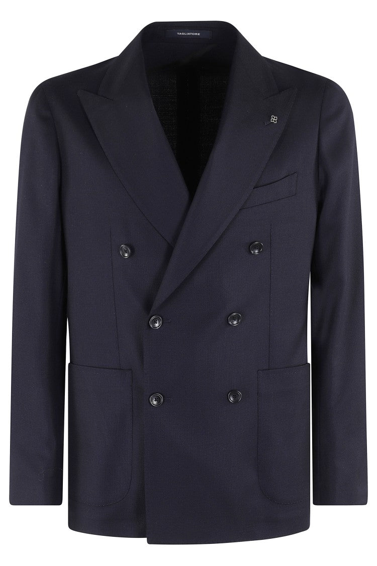 Tagliatore Opsak Wool Double Breasted Jacket