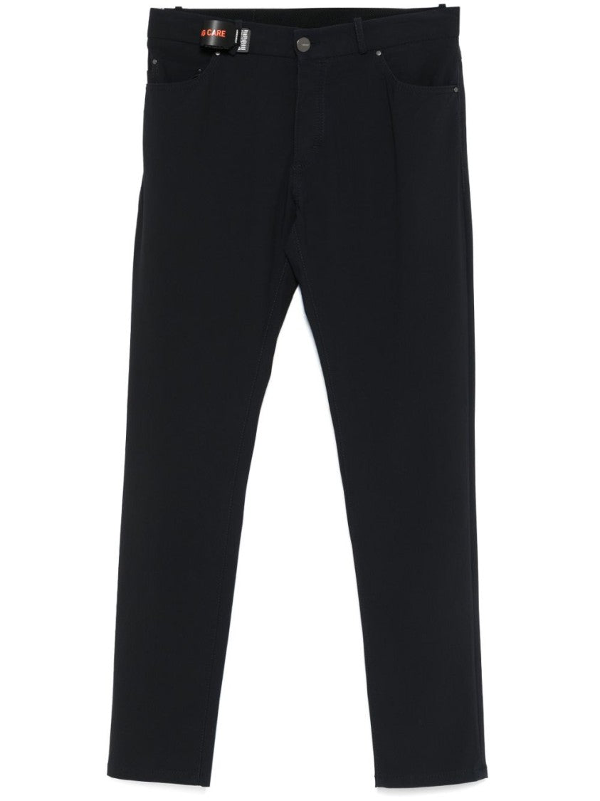 Rrd Tailored Blue Trousers With Five-Pocket Design