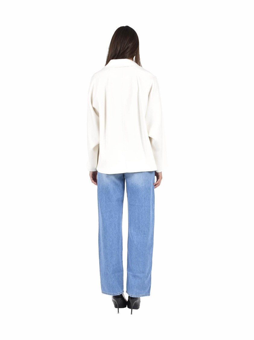 Max Mara Short Double-Breasted Coat In Cashmere